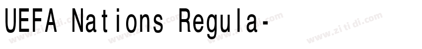 UEFA Nations Regula字体转换 UEFA Nations Regula字体转换